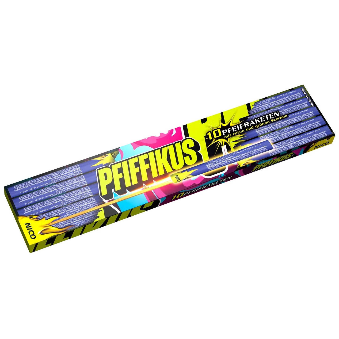 Pfiffikus Miniraketen - 10er-Schtl.