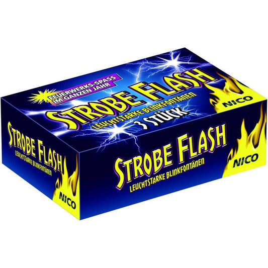 Strobe Flash, 3-er Schachtel