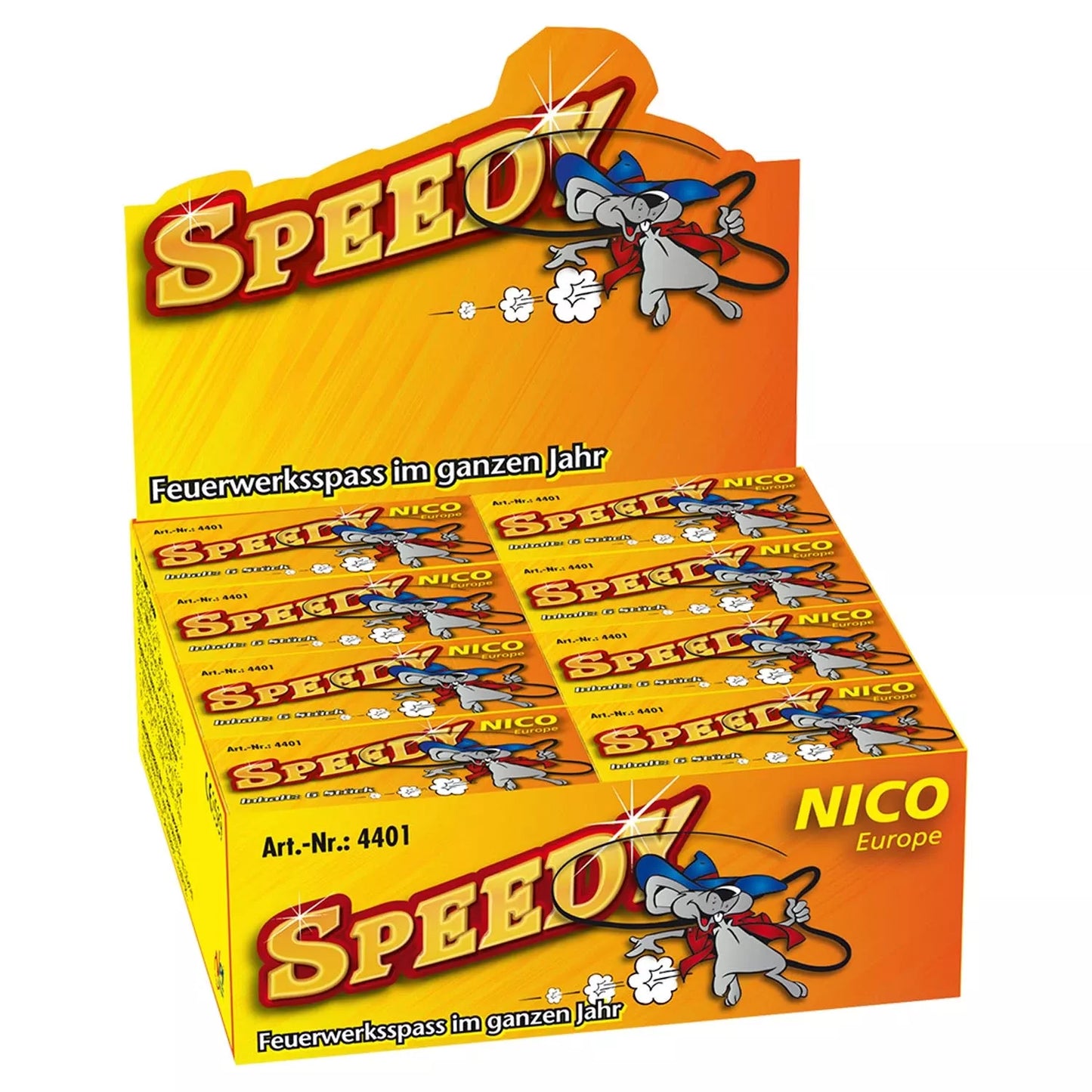Speedy Bodenfeuerwirbel Display (32 Stück)