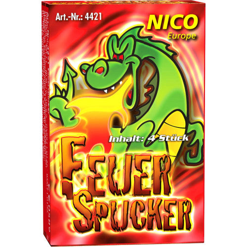 Feuerspucker Mini-Vulkan 4er-Schtl.