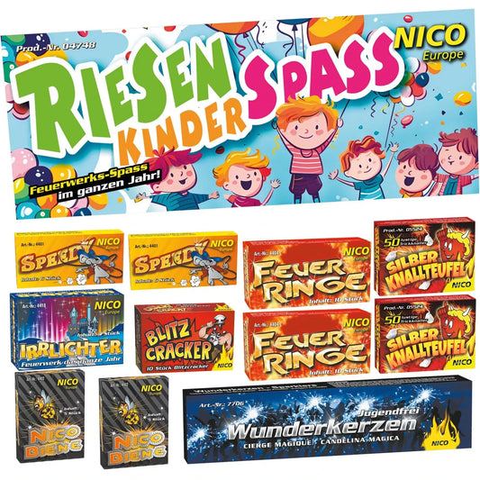 Riesen-Kinderspass, 11-tlg. Sortiment