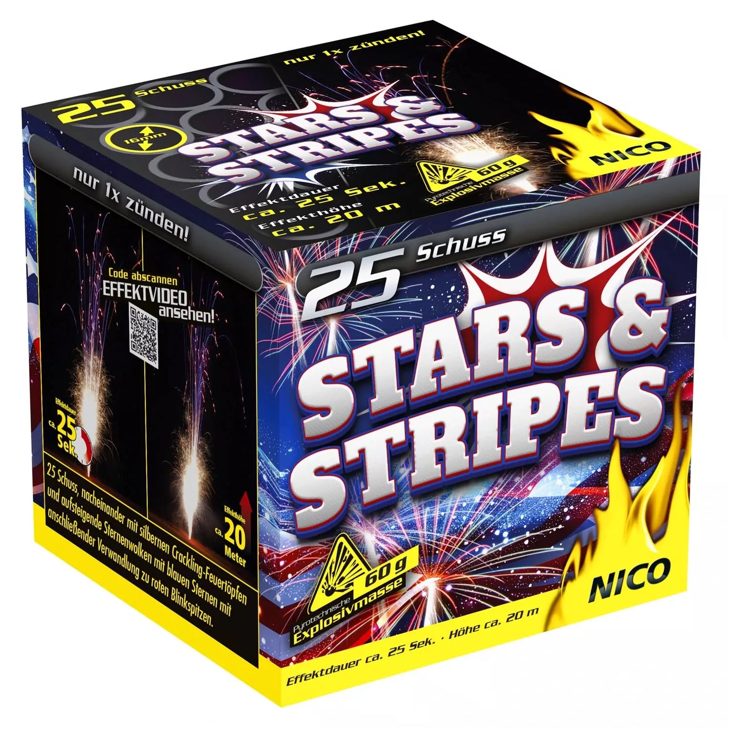 Stars & Stripes, 25 Schuss