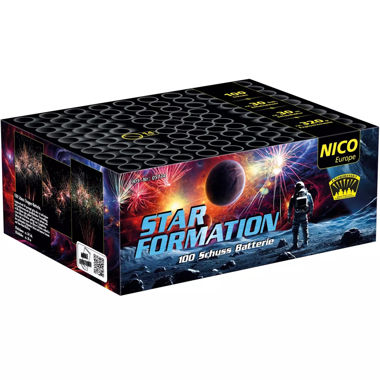 Star Formation, 100 Schuss