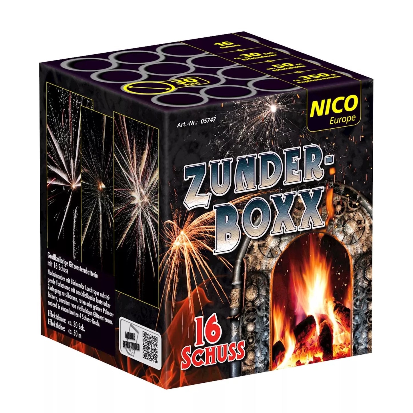 Zunderboxx, 16 Schuss