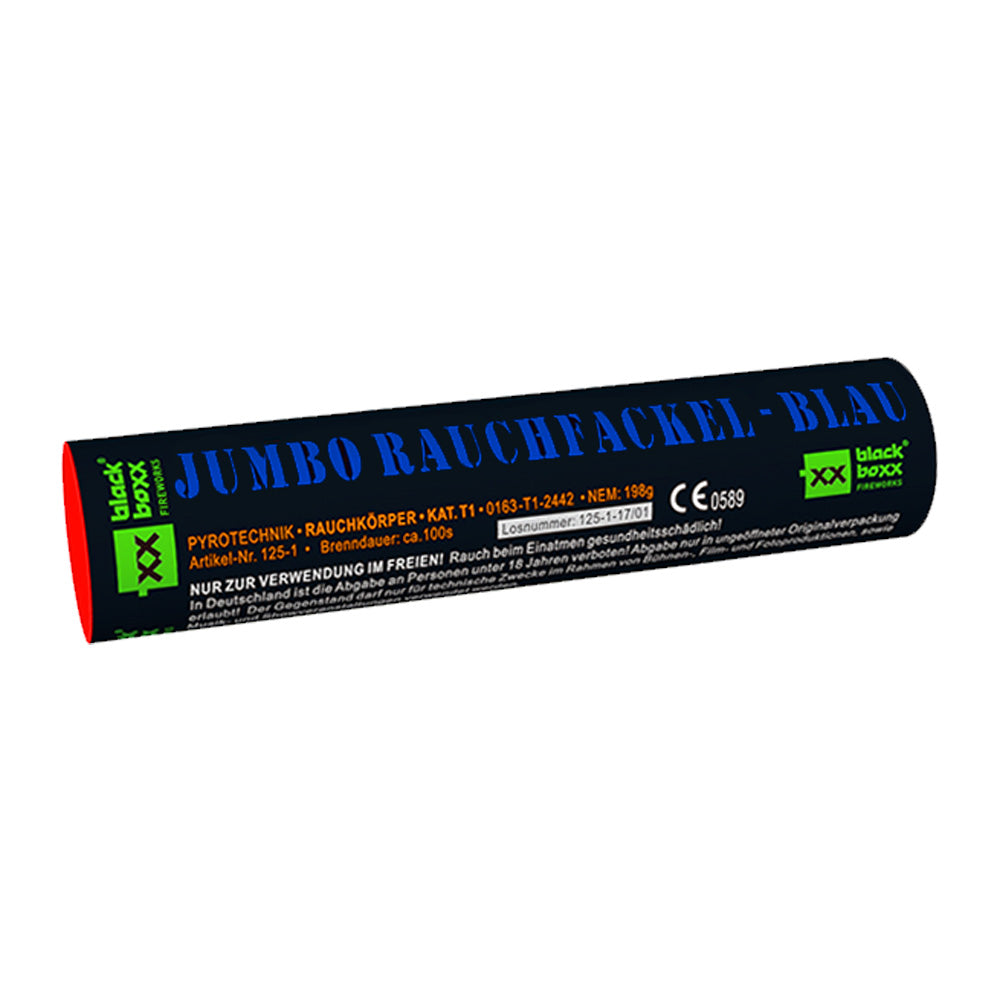 Jumbo Rauchfackel, Blau