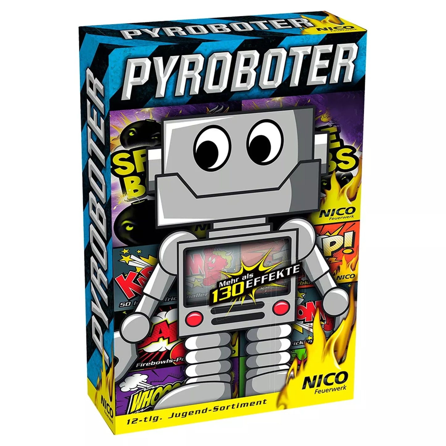 Pyroboter, 12-tlg. Sortiment