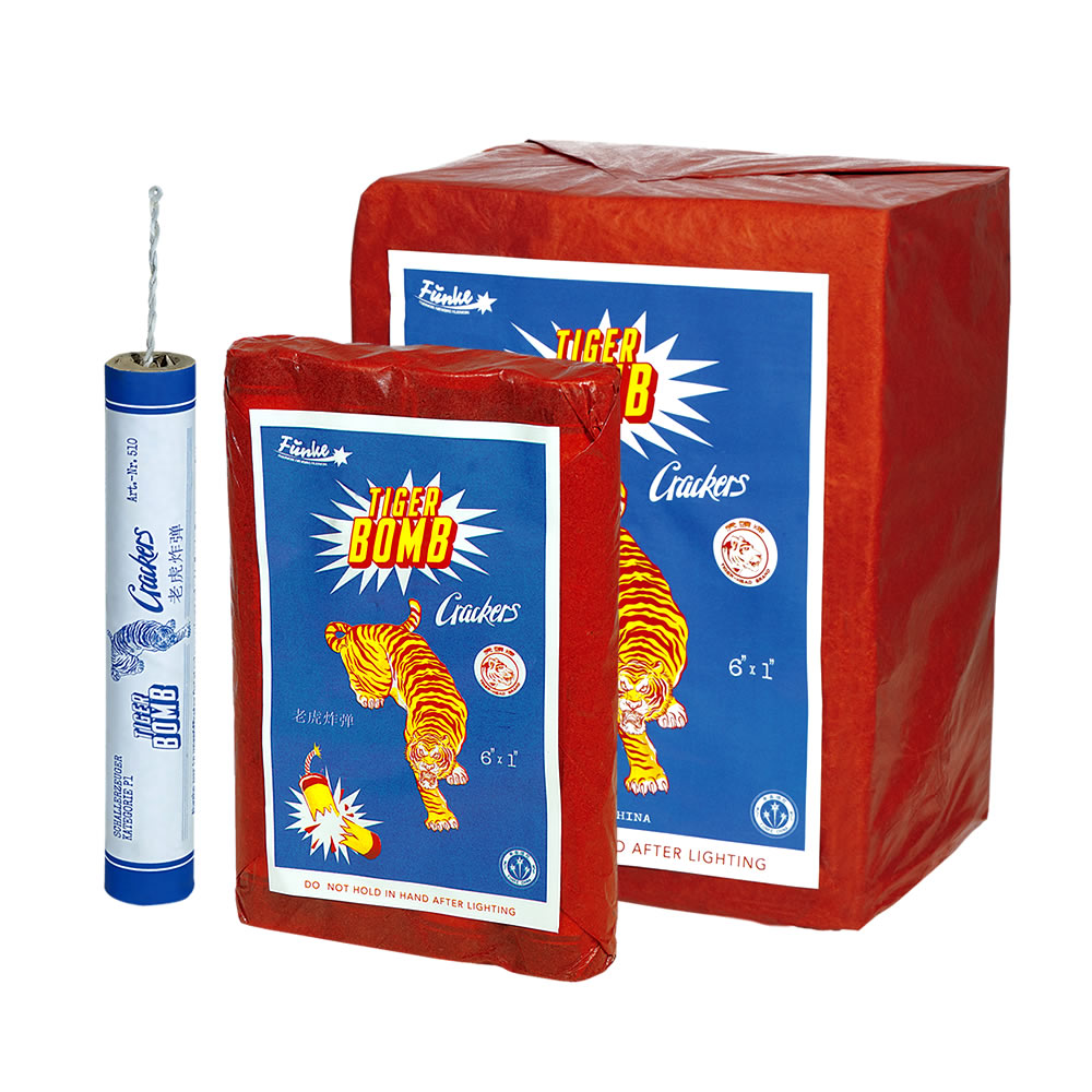 Funke Super-Böller II - Tiger Bomb Edition - Schinken mit 80 Stück